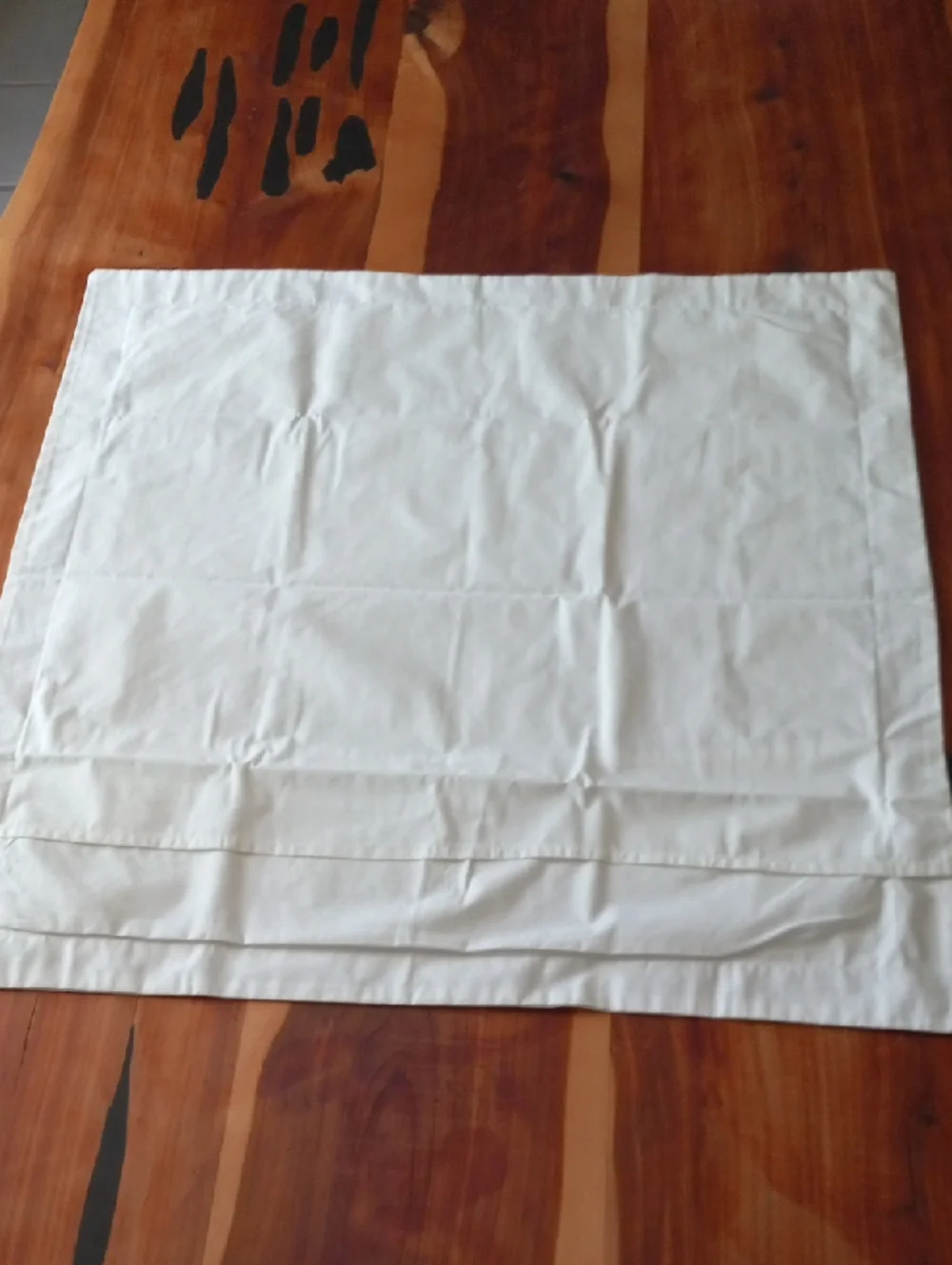 Euro Solid Cream Pillow Shams - Set of 3